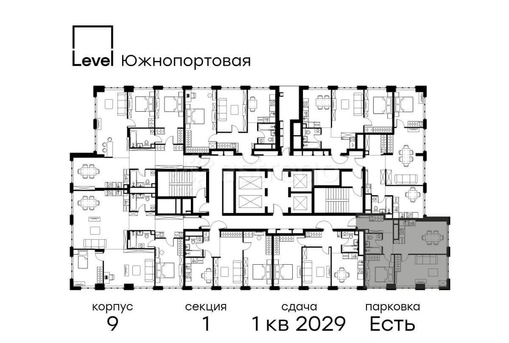 2-комн. квартира, 58.2 м2, 47/49 эт. Москва - изображение 4