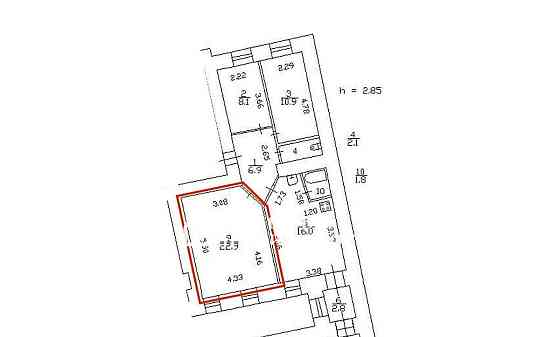 Комната, 22.9 м2, 4/4 эт. Санкт-Петербург