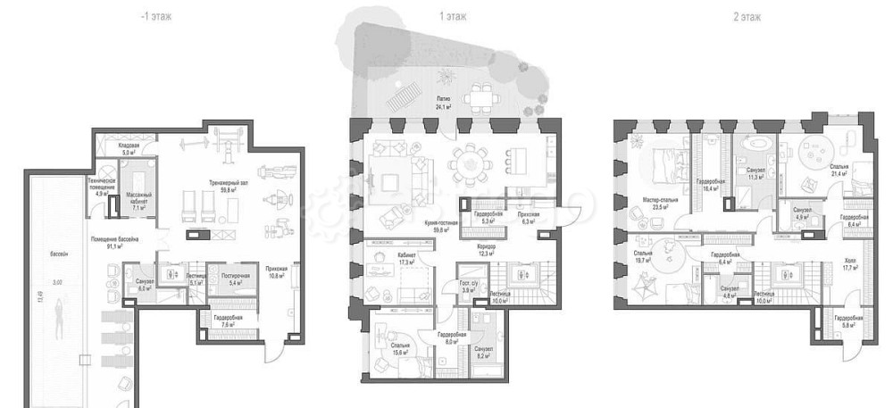 5-комн. квартира, 510.23 м2, 1/6 эт. Москва - изображение 1