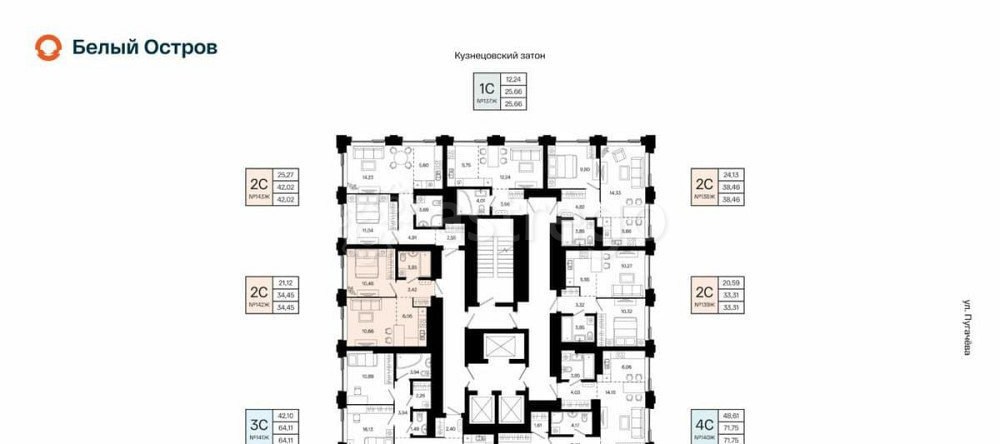 2-комн. квартира, 34.45 м2, 21/31 эт. Уфа - изображение 7