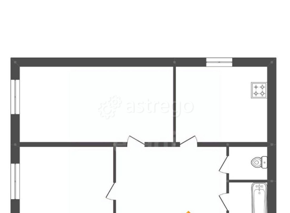 2-комн. квартира, 50 м2, 3/5 эт. Белогорск - изображение 3