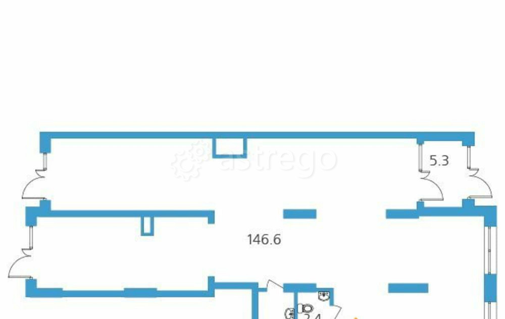 Свободного назначения, 161.8 м2 Санкт-Петербург - изображение 2