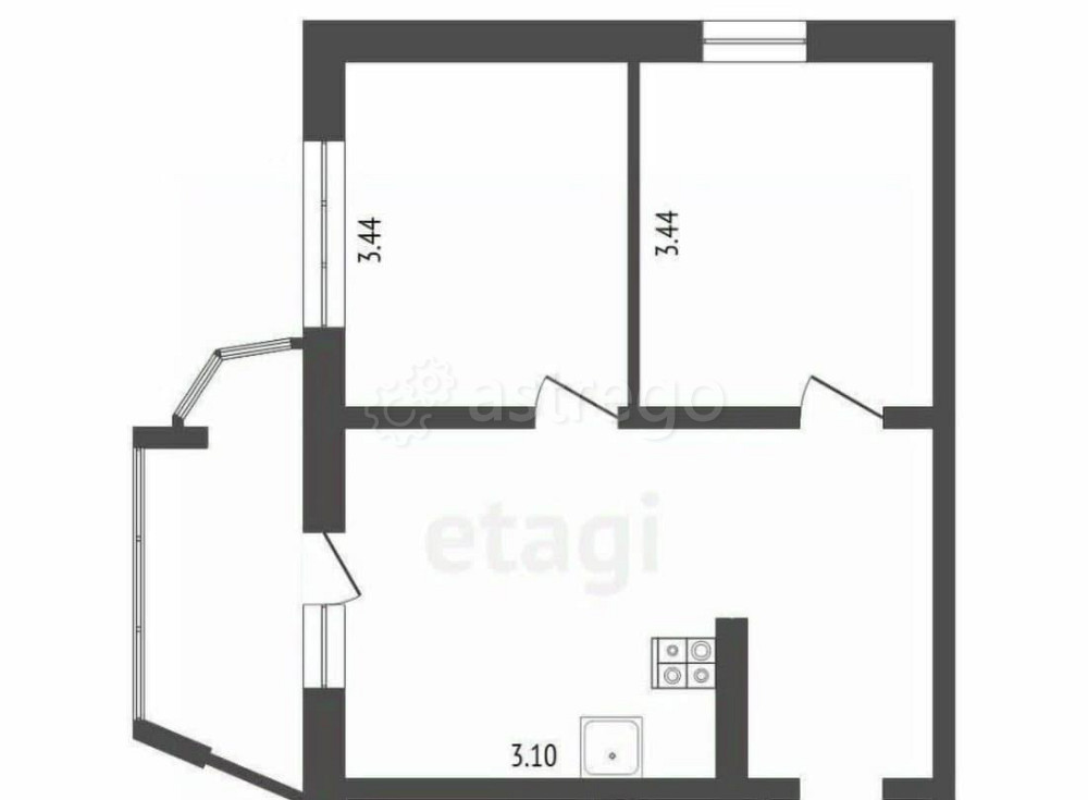 2-комн. квартира, 50.8 м2, 10/10 эт. Руза - изображение 7