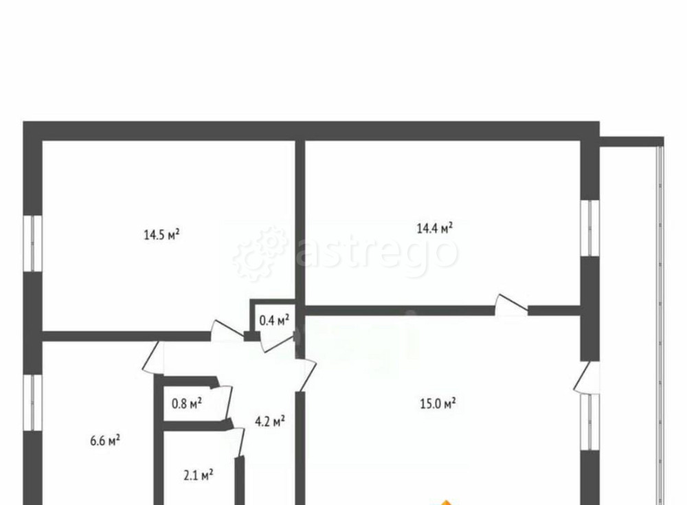 3-комн. квартира, 59 м2, 1/5 эт. Зея - изображение 4