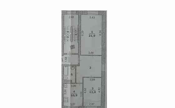 2-комн. квартира, 64.1 м2, 6/6 эт. Белгород