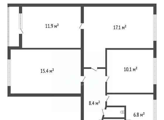 4-комн. квартира, 73.5 м2, 9/9 эт. Санкт-Петербург