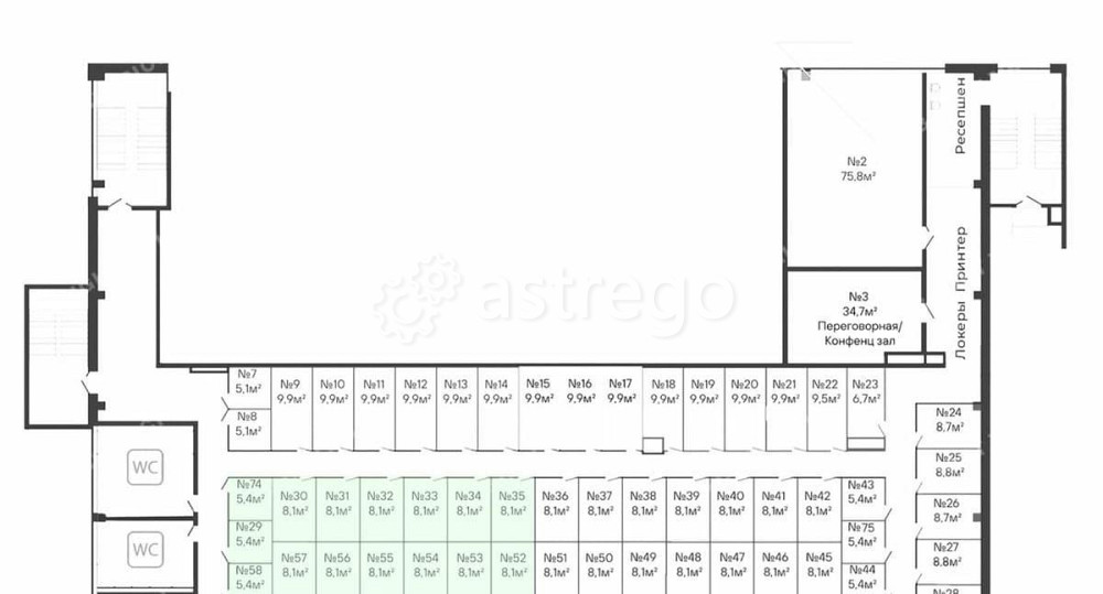 Офис, 113.4 м2 Санкт-Петербург - изображение 2