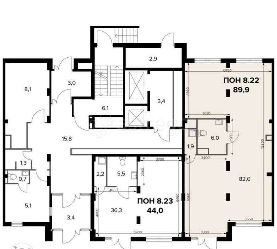 Офис, 89.8 м2 Москва - изображение 1