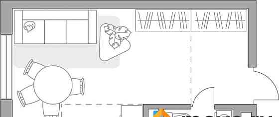 Студия, 28.91 м2, 13/17 эт. Балашиха