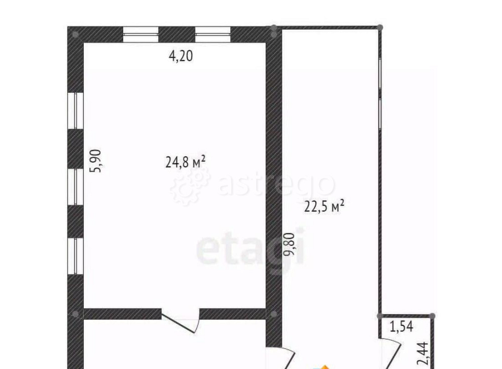 Дом, 37.8 м2, 25 соток, 1 эт. Чишмы - изображение 5