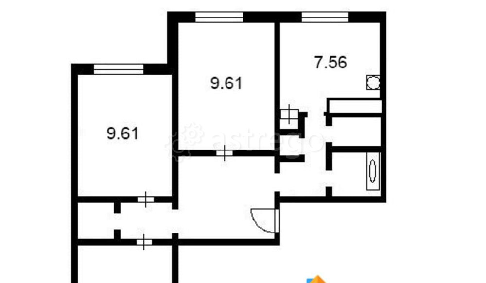 3-комн. квартира, 71.5 м2, 2/12 эт. Санкт-Петербург - изображение 6