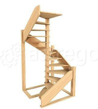 Лестница ЛЕС-1,2 винтовая универсальная Новосибирск - изображение 1