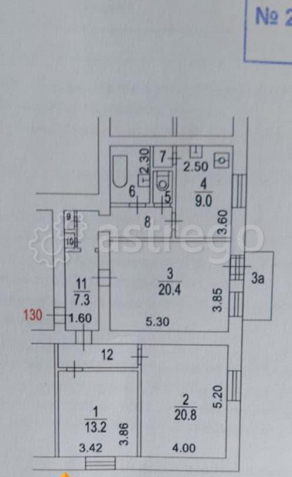 Комната, 20.5 м2, 2/8 эт. Москва - изображение 1
