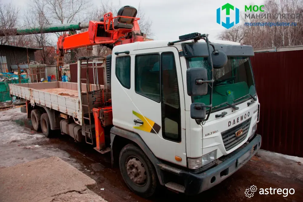 Аренда и услуги Манипулятора, стрела 8 т, 22 м, борт 12 т, 8.6 м Чебоксары - изображение 3