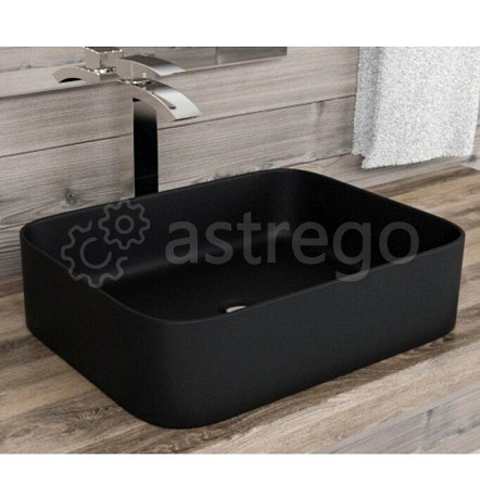 Раковина на столешницу Esbano Astanes (50х39х13) Черный матовый Красноярск - изображение 1