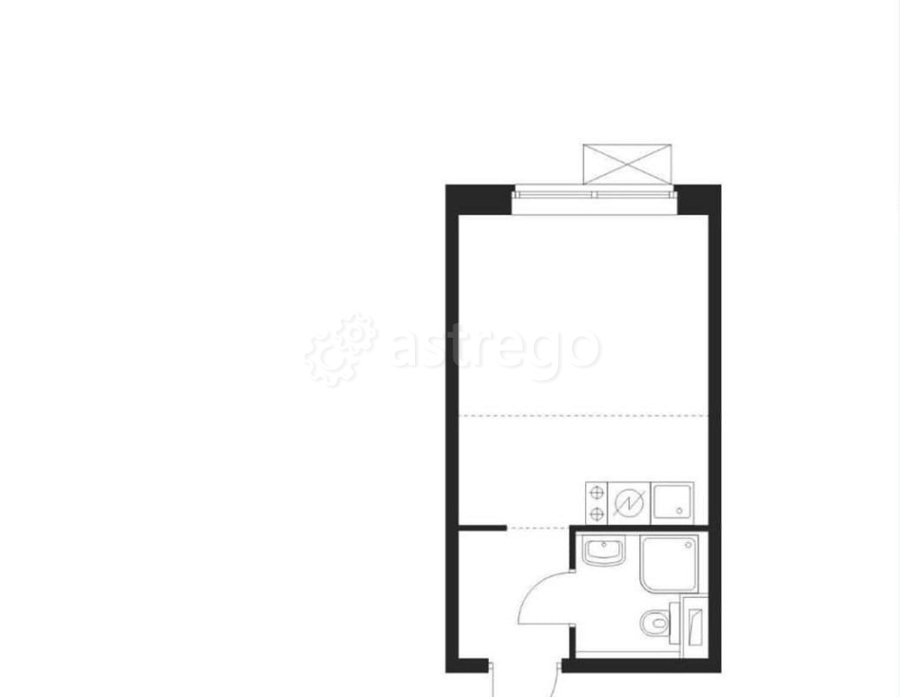 Студия, 20 м2, 3/25 эт. Одинцово - изображение 2