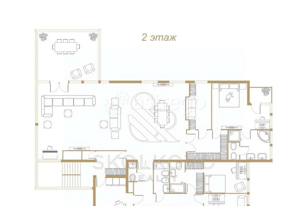 Дом, 561.5 м2, 2.5 сотки, 3 эт. Москва - изображение 2