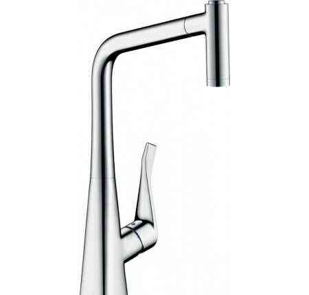 Смеситель для кухни Hansgrohe, Metris M71, Eco, тип открывания воды - однорычажный 14780000 Москва