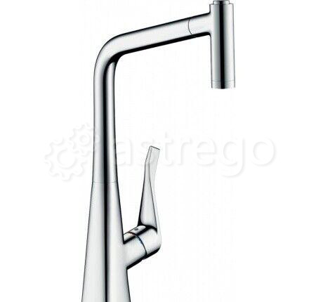 Смеситель для кухни Hansgrohe, Metris M71, Eco, тип открывания воды - однорычажный 14780000 Москва - изображение 1