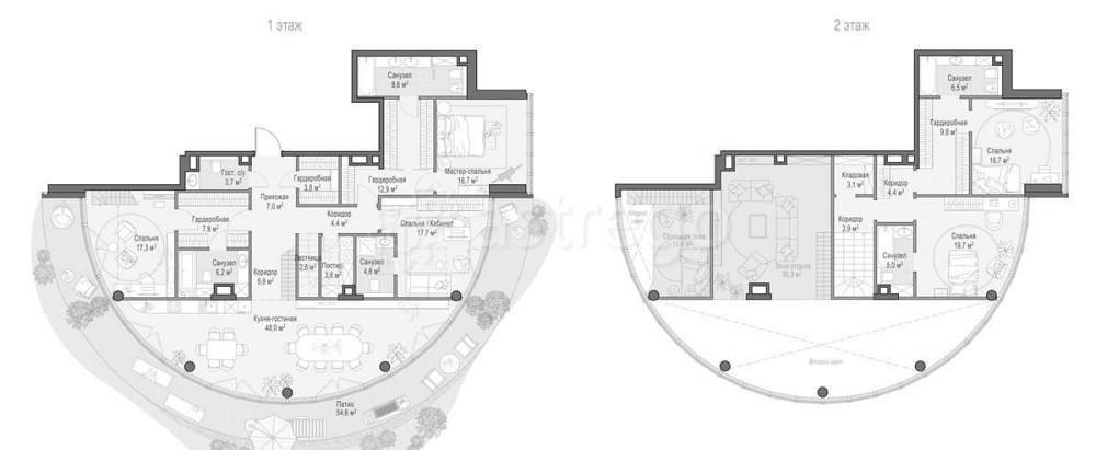 5-комн. квартира, 296.4 м2, 1/9 эт. Москва - изображение 1
