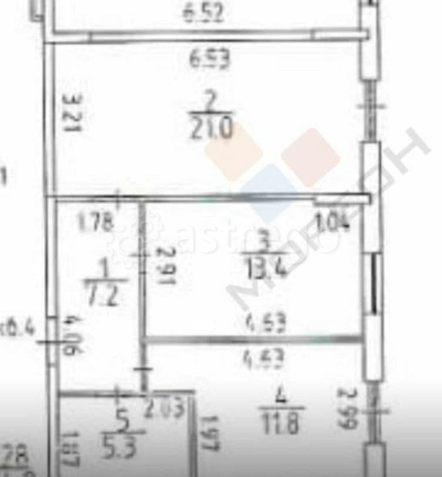 Свободного назначения, 58.7 м Яблоновский - изображение 2