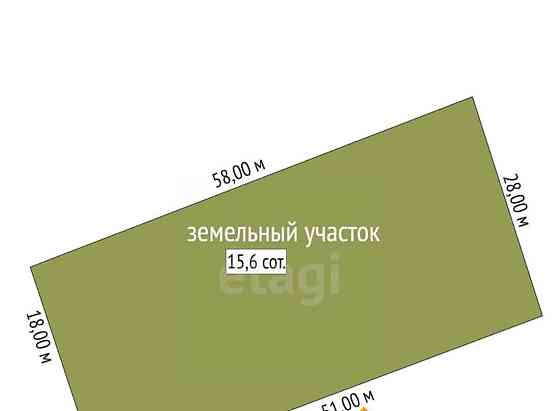 Земельный участок, 15.6 сотки Благовещенск