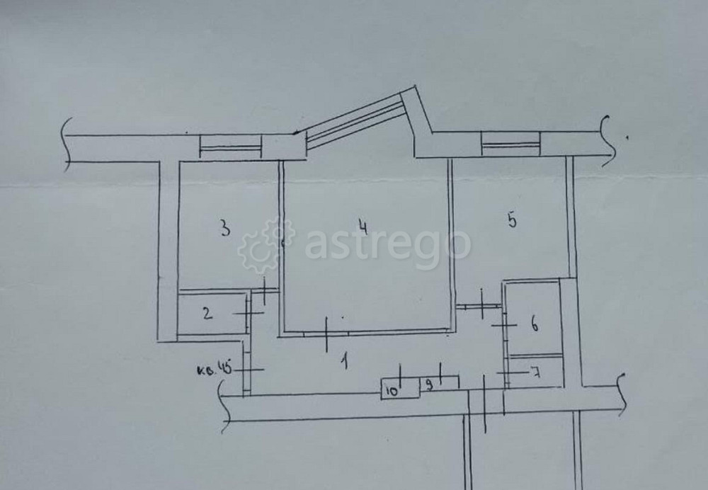 3-комн. квартира, 67.3 м2, 5/9 эт. Архангельск - изображение 4