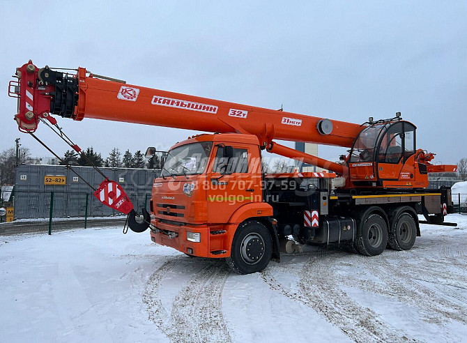 Автокран 32 т 31 м на шасси КАМАЗ 6х4 Москва - изображение 1