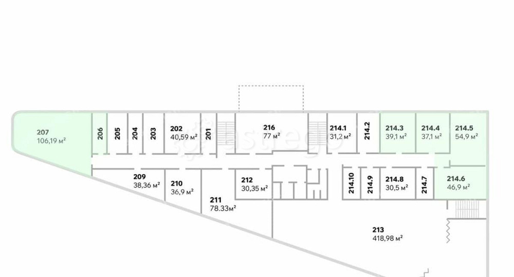 Офис, 300.39 м2 Санкт-Петербург - изображение 1
