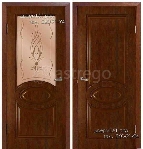 Межкомнатная дверь Престиж каштан Румакс натуральный шпон Ростов-на-Дону - изображение 1