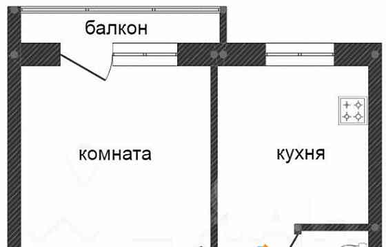 1-комн. квартира, 42 м2, 3/9 эт. Красноярск