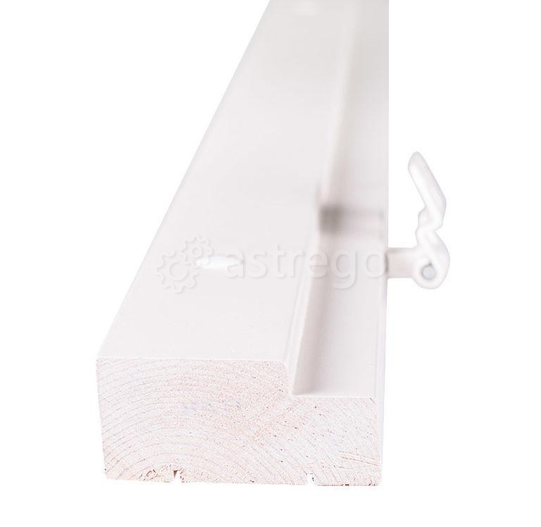 Стоевые однопольной дверной коробки Олови 2 петли М21 Белая крашенная Санкт-Петербург - изображение 1