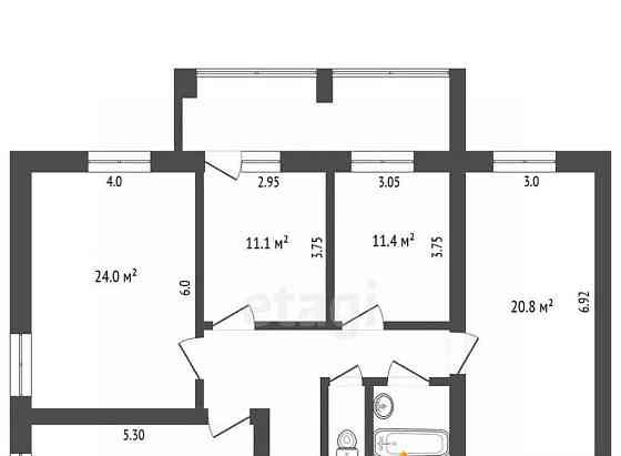 4-комн. квартира, 96 м2, 12/14 эт. Белгород
