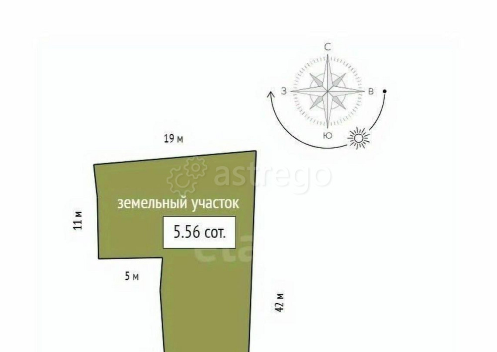 Дом, 53.1 м2, 5.56 сотки, 1 эт. Березовка - изображение 1