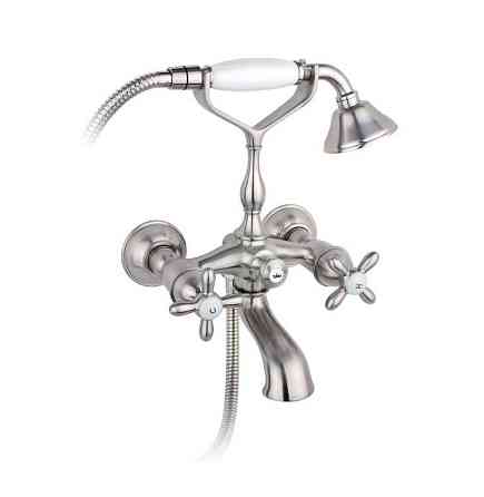 Смеситель для ванны с душем Timo Ritz 0144Y silver cross 0144Y-silver-cross Москва