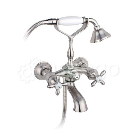 Смеситель для ванны с душем Timo Ritz 0144Y silver cross 0144Y-silver-cross Москва - изображение 1