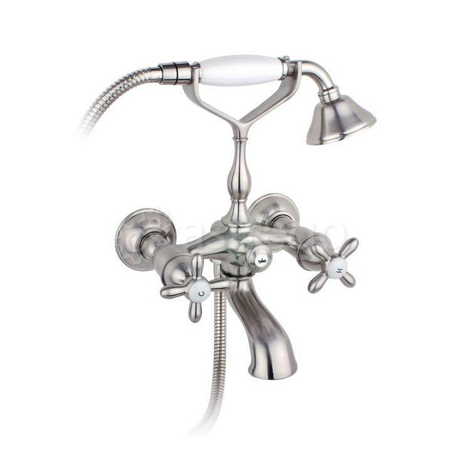Смеситель для ванны с душем Timo Ritz 0144Y silver cross 0144Y-silver-cross Москва - изображение 1