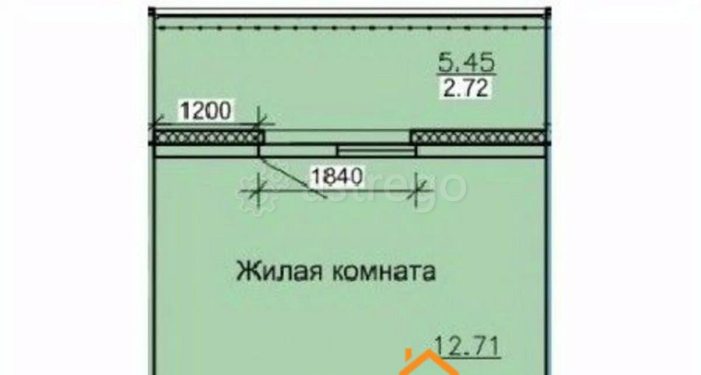 Студия, 27.96 м2, 2/10 эт. Барнаул - изображение 1