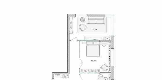 2-комн. квартира, 59.3 м2, 13/17 эт. Пушкино