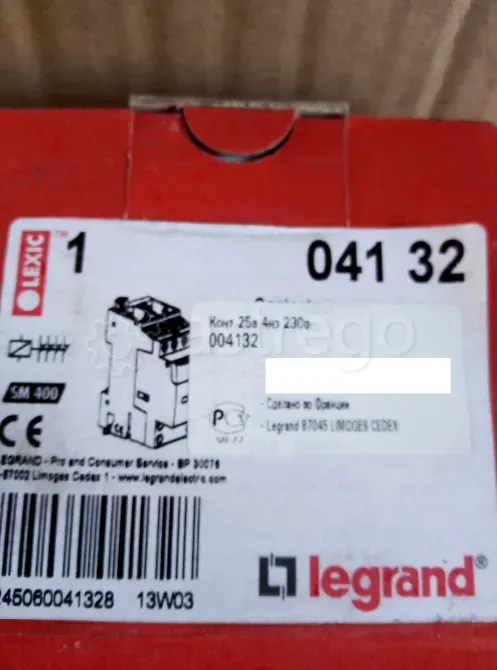 Контактор Модульный 25A 4o 400V Legrand (04131) Хабаровск - изображение 2
