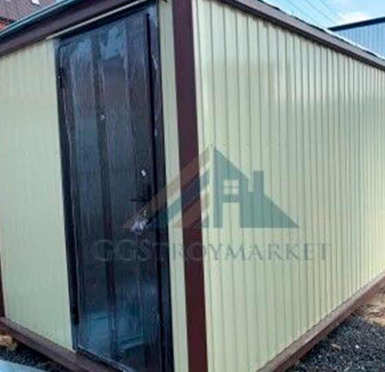 Бытовка дачная БК-01-2 6.0х2.4 м утепленная для проживания GGStroyMarket, Россия Москва