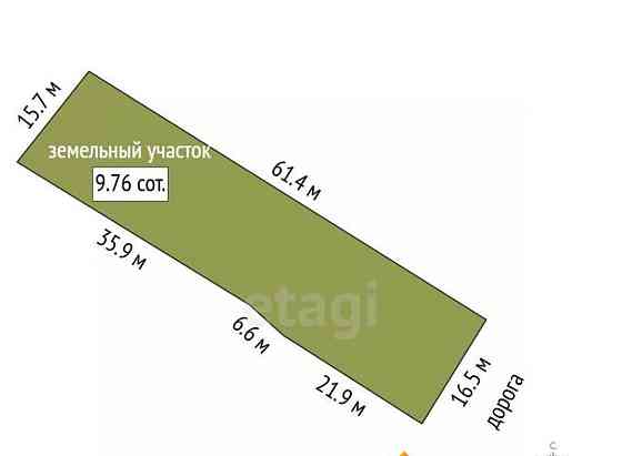 Земельный участок, 9.76 сотки Подольск
