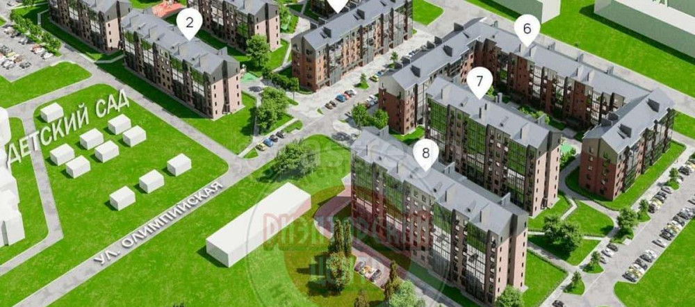 1-комн. квартира, 43.3 м2, 1/7 эт. Северный - изображение 6