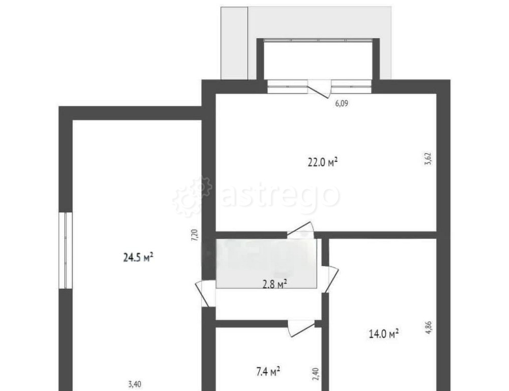 Коттедж, 145.6 м2, 13 соток, 2 эт. Барнаул - изображение 3