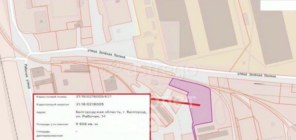 Коммерческий участок, 1 га Белгород - изображение 1