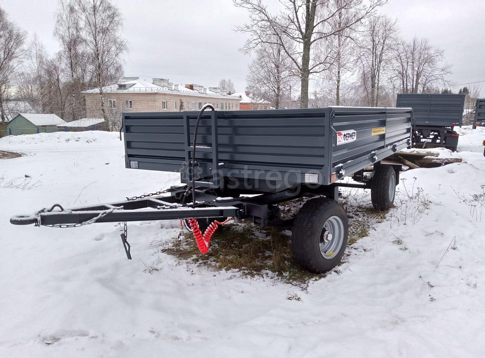 Прицеп самосвальный 2ПТС-5 на три стороны, грузоподъемность 5 т, двухосный, 8 м, 35 км/ч Санкт-Петербург - изображение 1