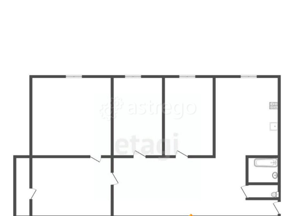 3-комн. квартира, 49.4 м2, 5/5 эт. Шимановск - изображение 7