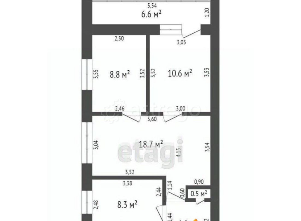 4-комн. квартира, 63.7 м2, 4/5 эт. Уфа - изображение 1