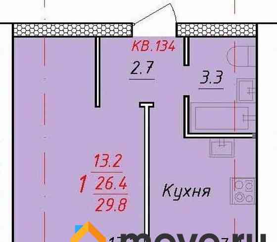 1-комн. квартира, 30 м2, 1/1 эт. Новоалтайск