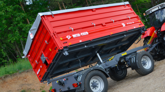 Прицеп тракторный самосвальный серии Т-711 с надставными бортами (8- 12 т. Самара